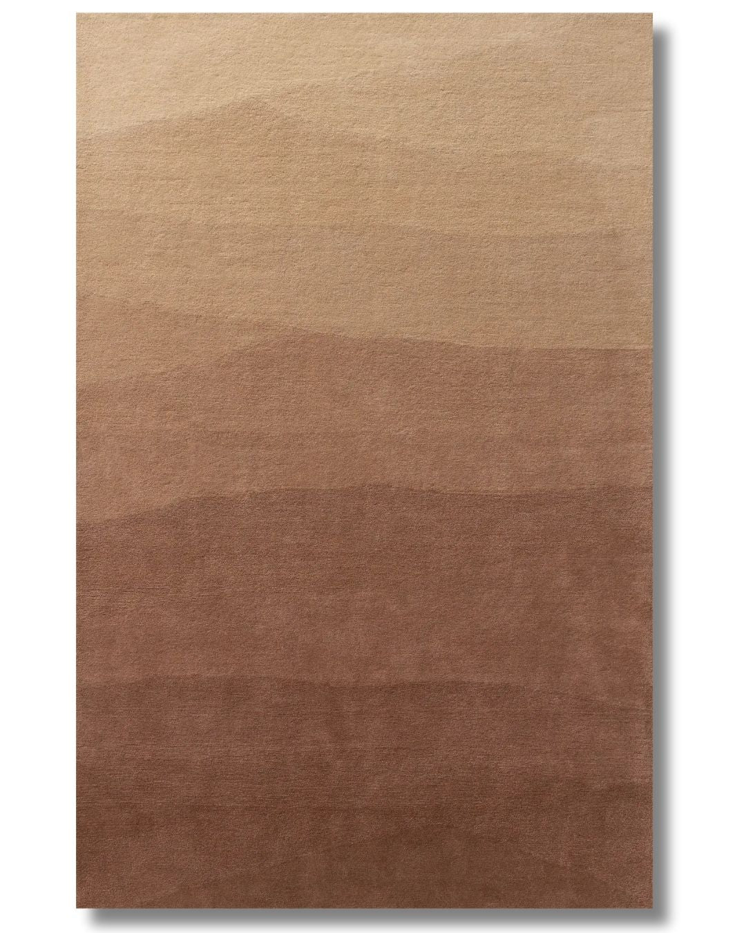 Toprak - Pamuk Dokuma Taban - Kırsal Desenli Modern Halı