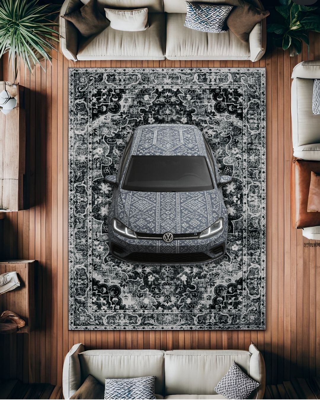 VW Golf R X Racing Blue