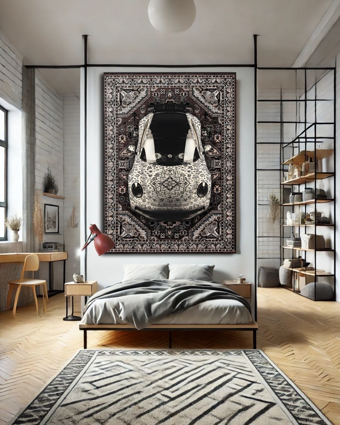 Porsche X White Retro 911